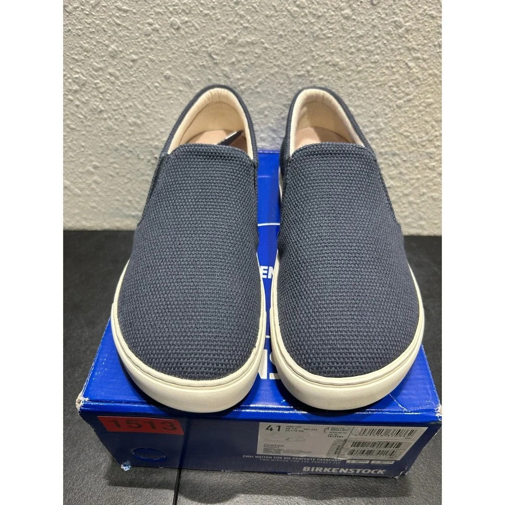Birkenstock Oswego Textile Suede Midnight Blue EU 41 US M8 L10 Mens